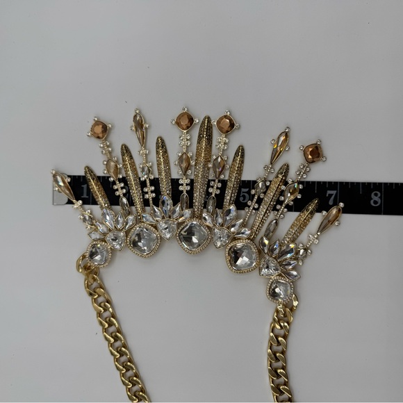 Swarovski Odyssey Collection Necklace,Matching Two Way Earrings NWT  BOX Gold - Picture 15 of 17